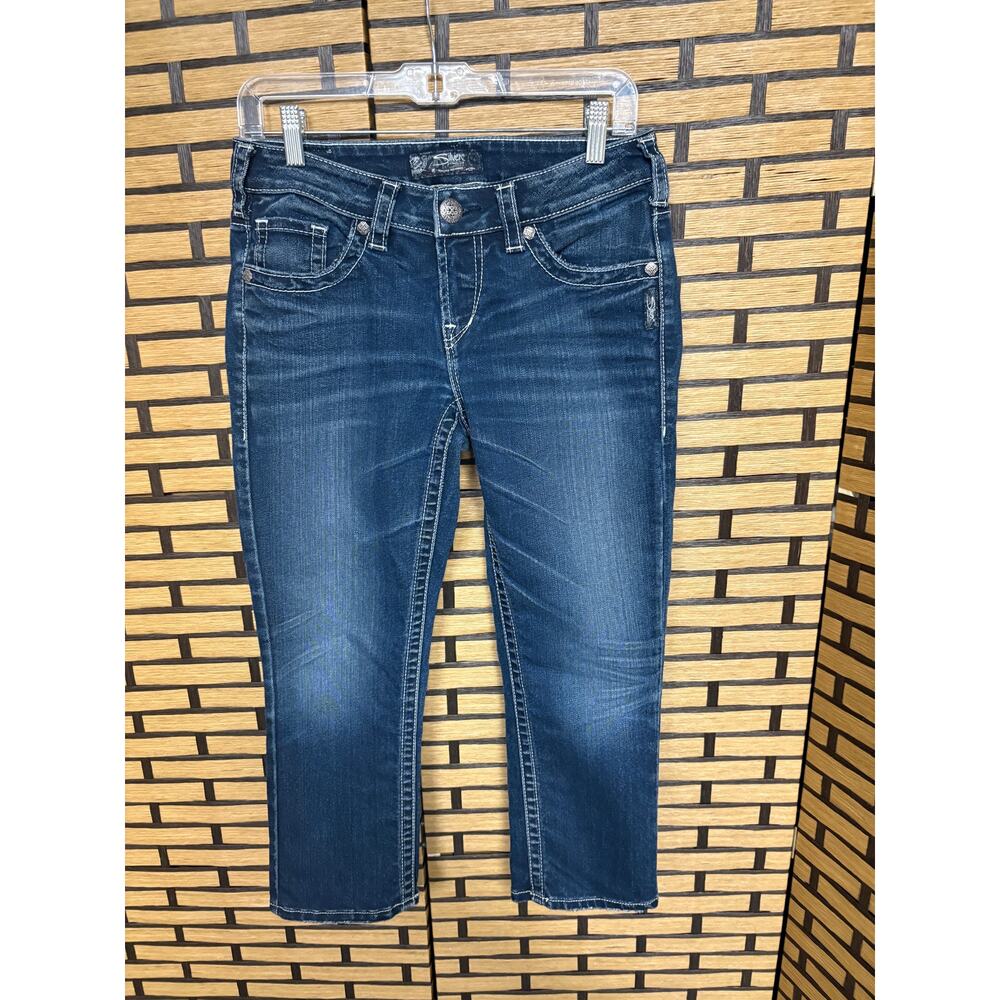 Silver Jeans Aiko Capris Size 28